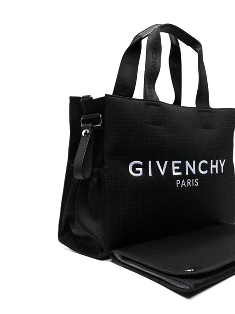 givenchy logo jacquard changing bag|Diaper bag in 4G jacquard in .